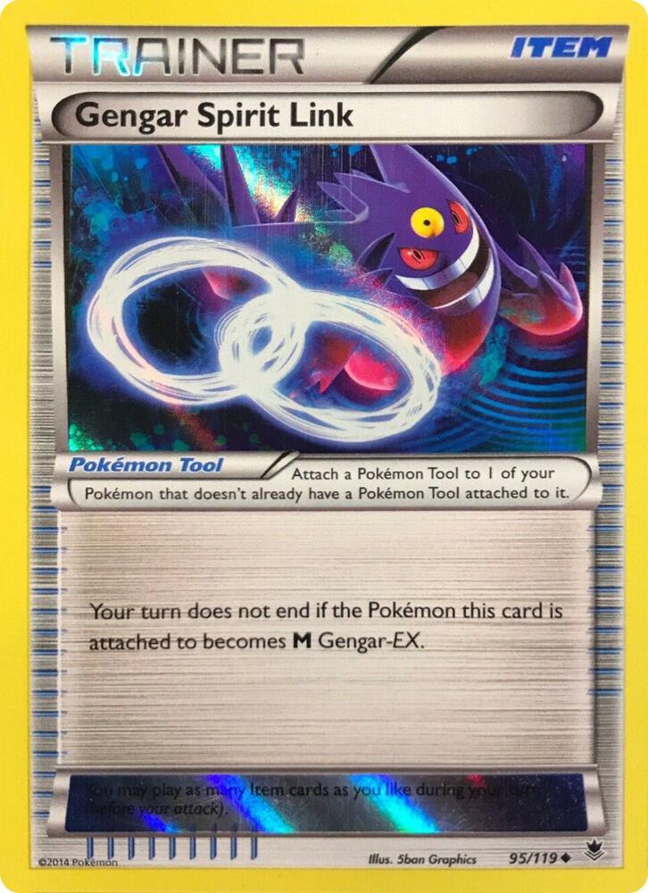 Phantom Forces Gengar Spirit Link [Holo] Pokémon card